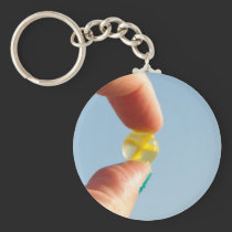 Sea Glass Marble Galore keychains