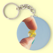 Sea Glass Marble Galore keychains