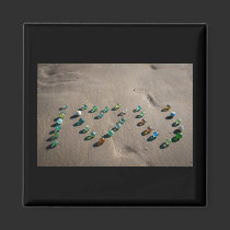 Sea Glass Marble Galore magnets