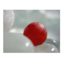 Sea Glass Marble Post Cards