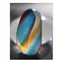 Sea glass Rainbow Postcards