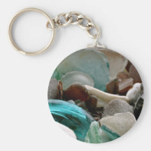 Sea Glass Shards Keychains