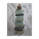 Sea glass Stack postcards