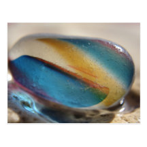 Sea Glass Stripes Postcards