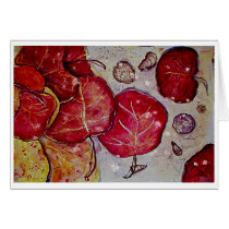 Sea Grape Leaves cards
