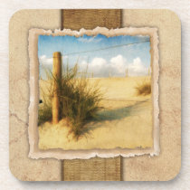 Sea Grass Vintage Beverage Coasters