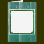 Sea Green Border Image / Text Holder cards