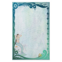 Sea Green Fantasy Stationery