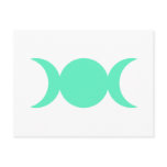 Sea green Triple Goddess Post Cards