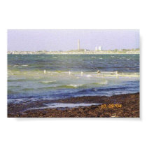 Sea Gulls with tide comming in posters by mvlosh Sea Gulls with tide comming in posters