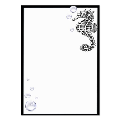 Sea Horse Business Card (front side)