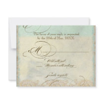 Sea Horse Coastal Beach - Wedding Invitation