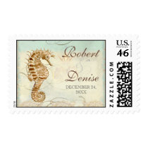 Sea Horse Coastal Beach - Wedding Postage