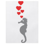 sea horse in love icon flyers