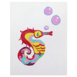 Sea Horse Letterhead Template