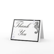 Sea Horse Thank You Card