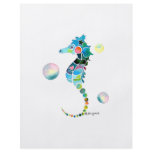 Sea Horse with Bubbles Flyer