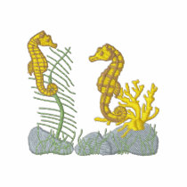 Sea Horses embroidered shirts by ZazzleEmbroidery Sea Horses embroidered shirts