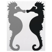 sea horses icon custom letterhead