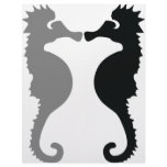 sea horses icon custom letterhead