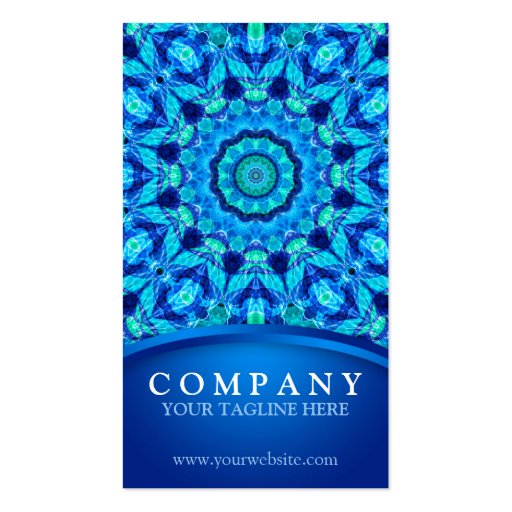 Sea Jewel Mandala Business Card Templates (front side)