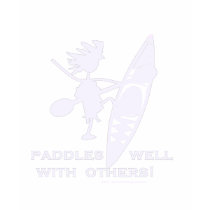 Sea Kayak Paddles Well White t-shirts by thatwhichisgood Sea Kayak Paddles Well White t-shirts