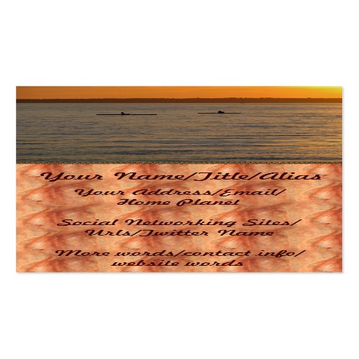Sea Kayaks Business Cards