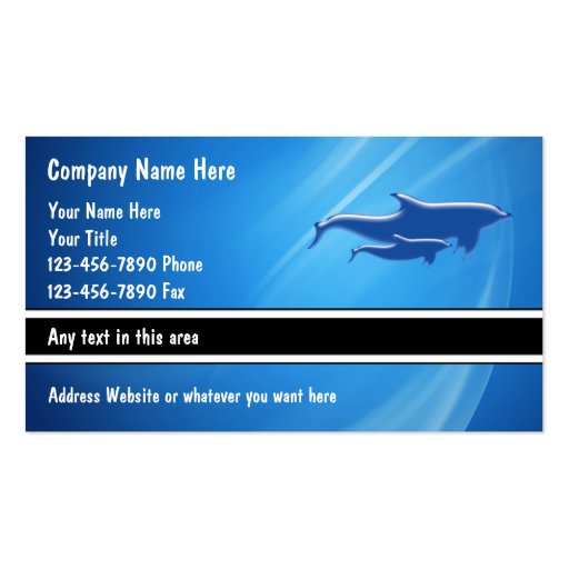 Sea Life Business Cards