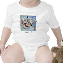 Sea Life Fish Cartoon Funny Baby  t-shirts