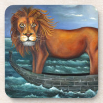 Sea Lion cork coasters