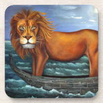 Sea Lion cork coasters