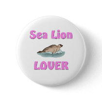 Sea Lion Lover buttons by AnimalShirts Sea Lion Lover buttons