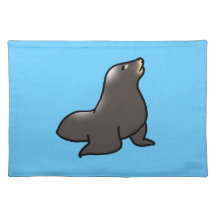sea lion placemat