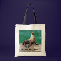 Sea Lion Tote Bag bags