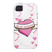 Sea mi tarjeta del día de San Valentín Case-Mate iPhone 4 Carcasa