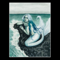 Sea Mist Mermaid Postcard postcards