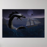 Sea Monster By Michelle Wilder posters