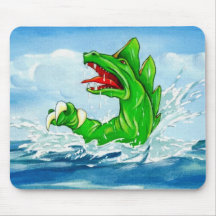 SEA MONSTER MOUSE MATS