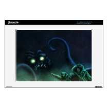 sea monster scifi/fantasy laptop skin