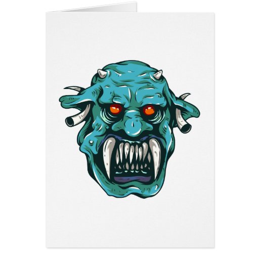 Sea-monster sea monster sea monsters greeting card