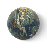 Sea Nymphs Illustration By Warwick Goble buttons