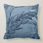 Sea Oats - Blueberry Throw Pillows