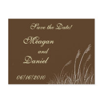 Sea Oats Wedding Postcard by SweetRascal Sea Oats Wedding Postcard