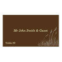 Sea Oats Wedding Profile Card business cards