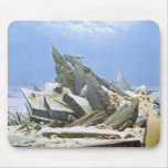 Sea of Ice - Masterpiece Painting by Friedrich Mousepads