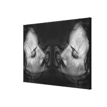 Sea of Pain - Self Portrait Canvas Print