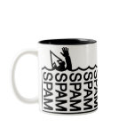 Sea of Spam mugs