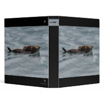 sea otter 3 ring binder