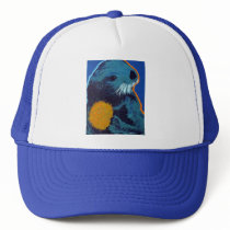 Sea Otter cap hats by dorenemlorenz Sea Otter cap hats