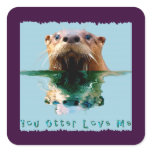SEA OTTER Funny Wildlife Stickers